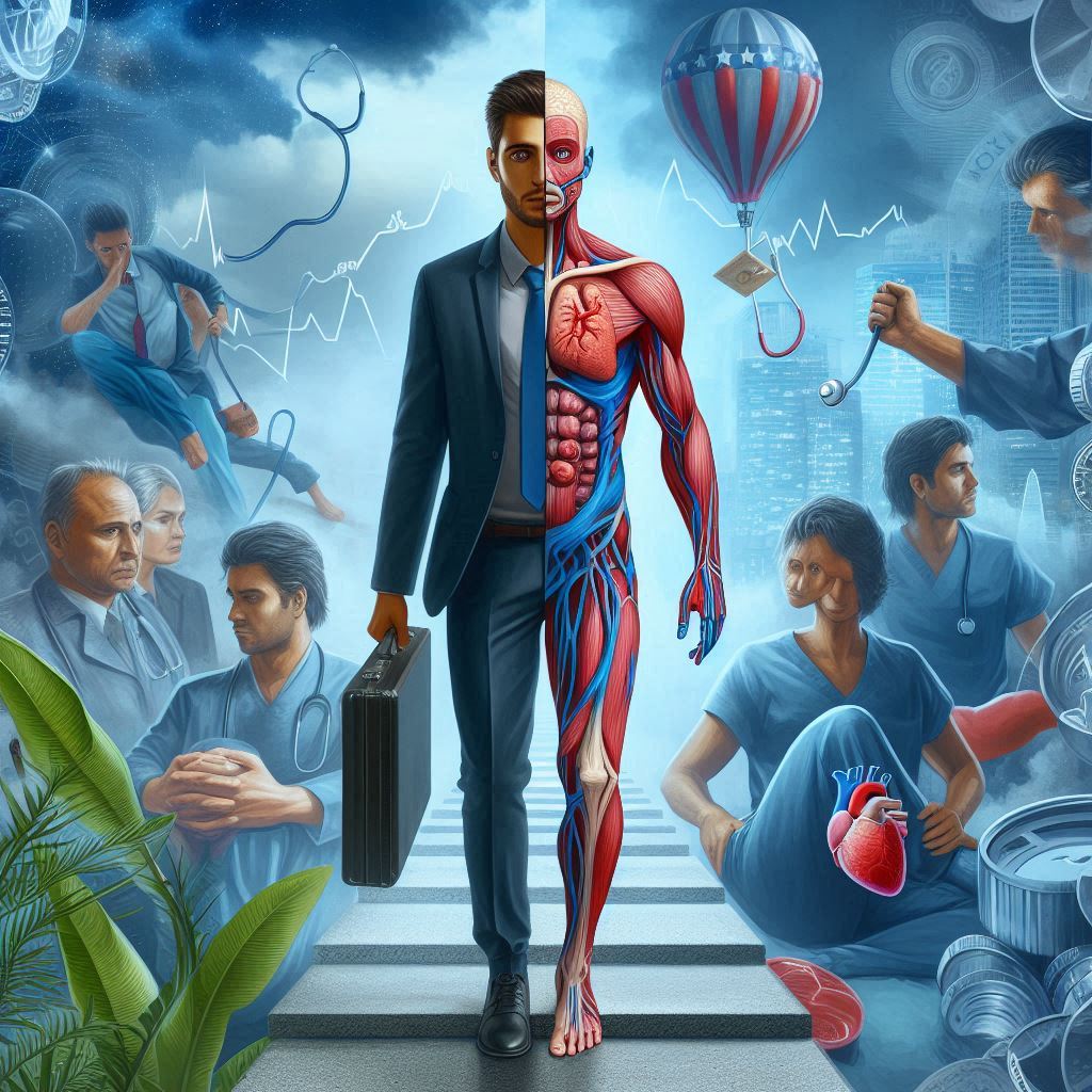 a male human rotot looking abstract image